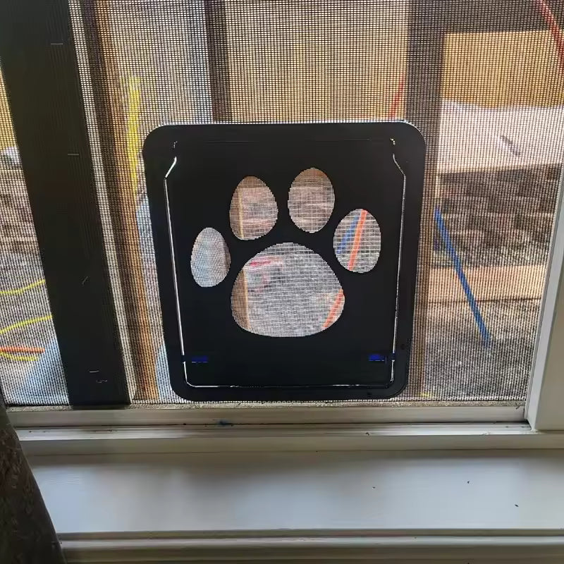 Secure Magnetic Pet Door – Lockable Screen Door for Cats and Dogs, Outdoor & Indoor Use