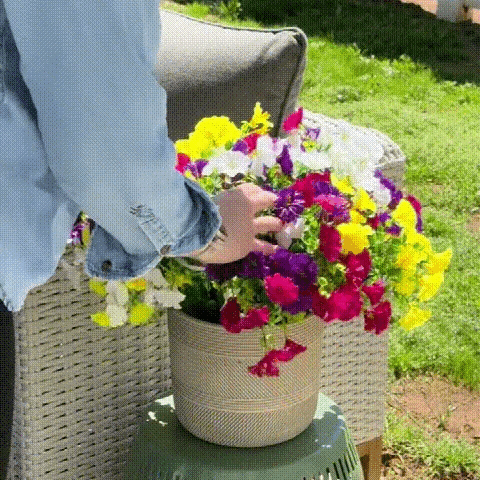 Realistic UV-Resistant Outdoor Flowers – Zero Maintenance