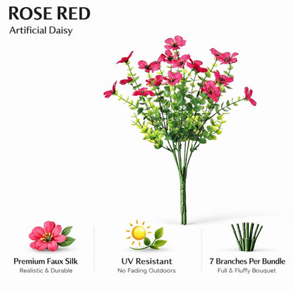 Realistic UV-Resistant Outdoor Flowers – Zero Maintenance