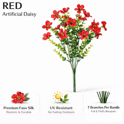 Realistic UV-Resistant Outdoor Flowers – Zero Maintenance