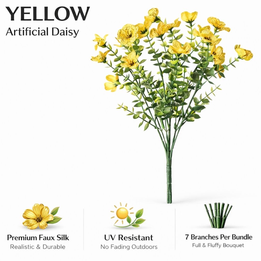 Realistic UV-Resistant Outdoor Flowers – Zero Maintenance