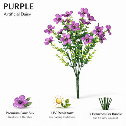 Realistic UV-Resistant Outdoor Flowers – Zero Maintenance