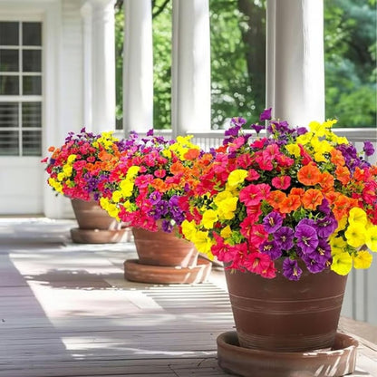Realistic UV-Resistant Outdoor Flowers – Zero Maintenance