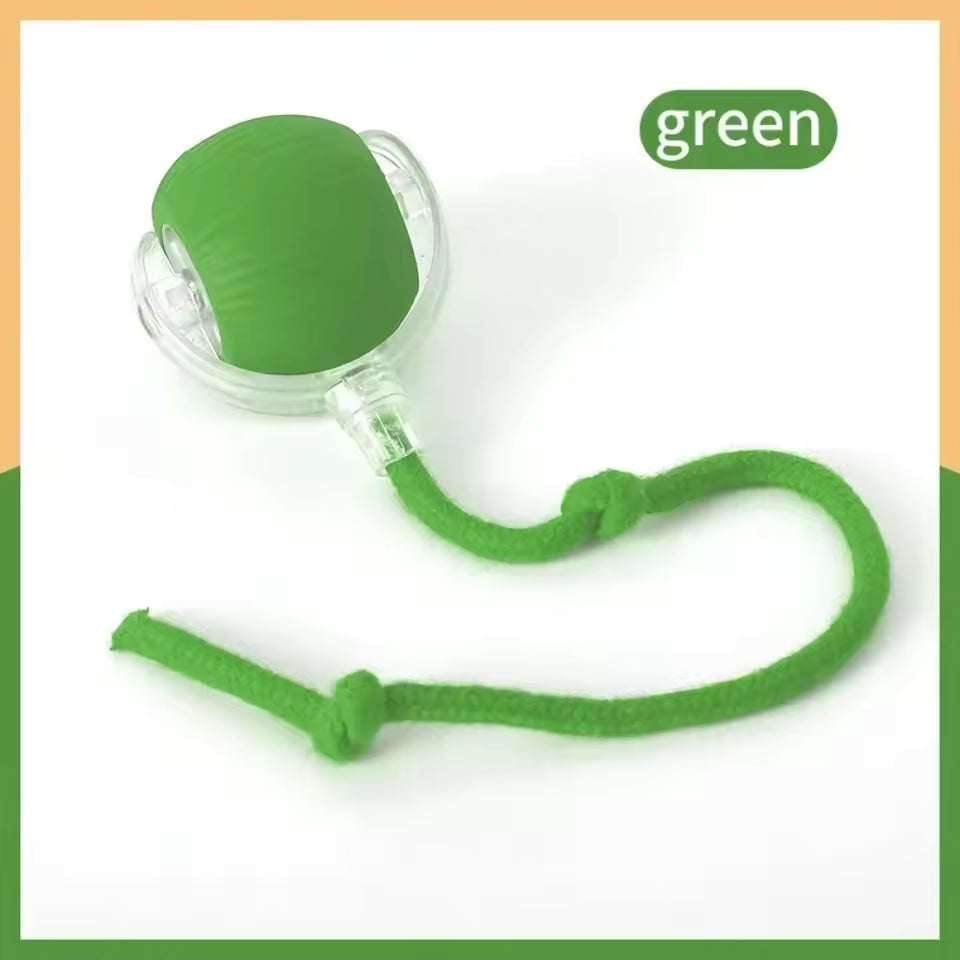 Rechargeable Smart Cat Toy – Automatic Rolling Ball with Tail for Interactive Play