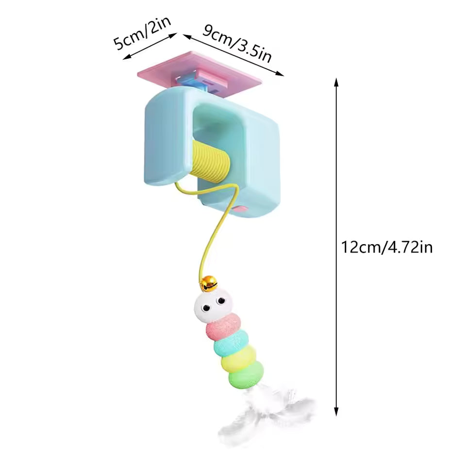 Interactive Electric Cat Toy – Flying Bird Teaser with Elastic Rope for Exercise & Fun