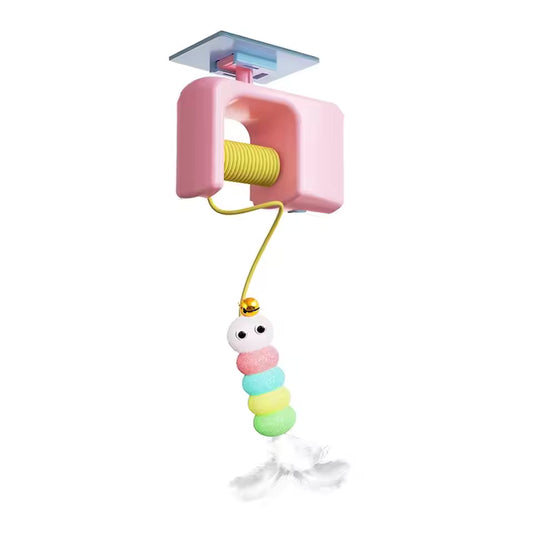Interactive Electric Cat Toy – Flying Bird Teaser with Elastic Rope for Exercise & Fun