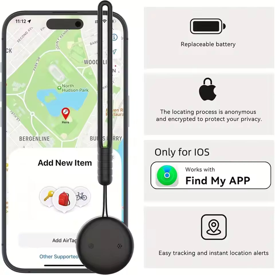 Portable GPS Tracking Tag – Secure Your Keys, Car & Pets