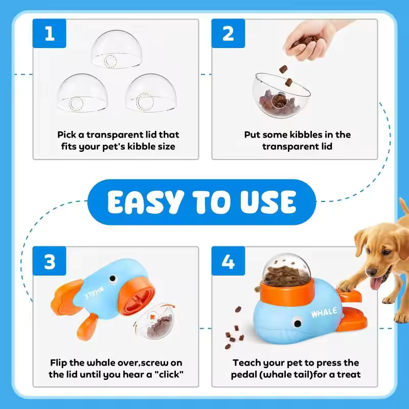 Dog & Cat Puzzle Toy – Interactive Slow Feeder and Treat Dispenser